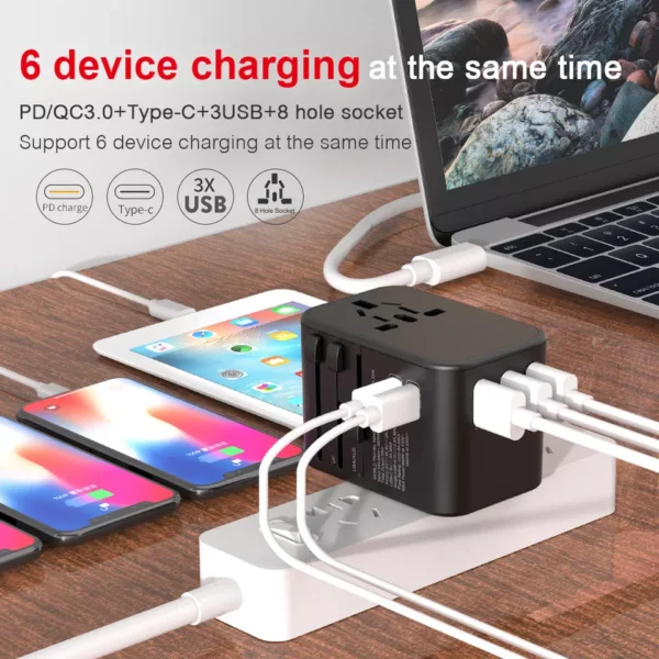 UA102-Universal Travel Adapter：圖片 2